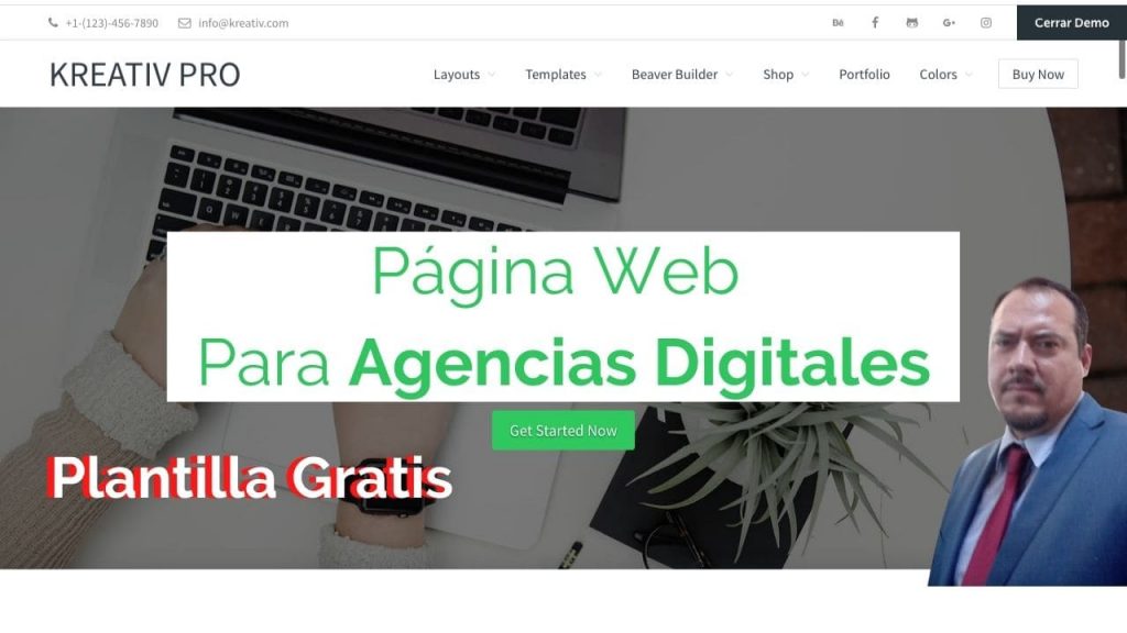 Página web para una agencia de marketing Digital