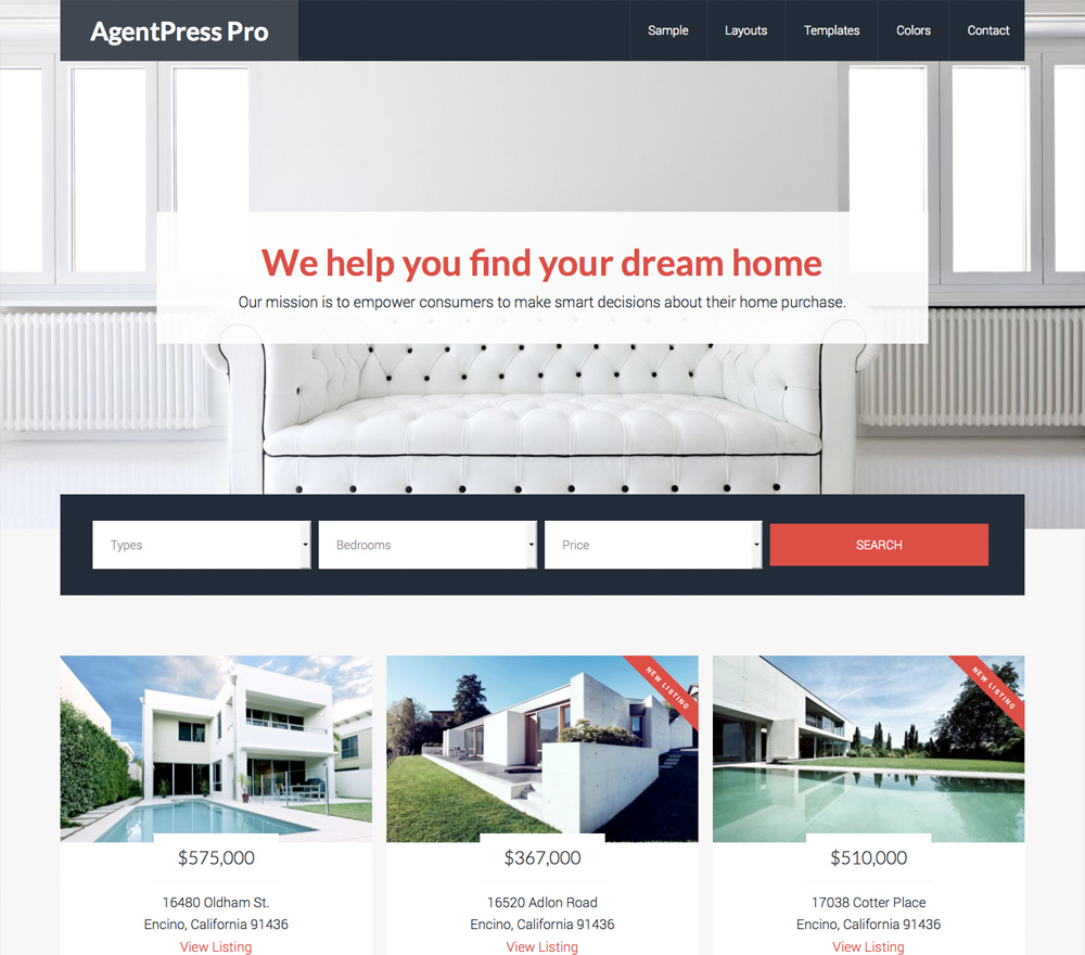 Plantilla de WordPress para Inmobiliaria