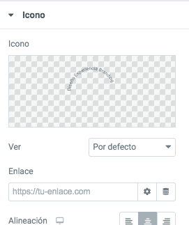 icono animado con elementor pro