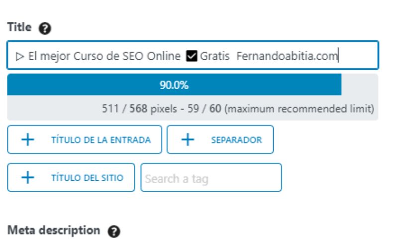 optimizar títulos para los motores de búsqueda